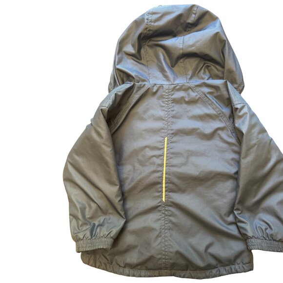 Columbia Toddler Girls Jacket 2T Fleece Lined Hooded Coat Navy Pink Excellent - Picture 2 of 4